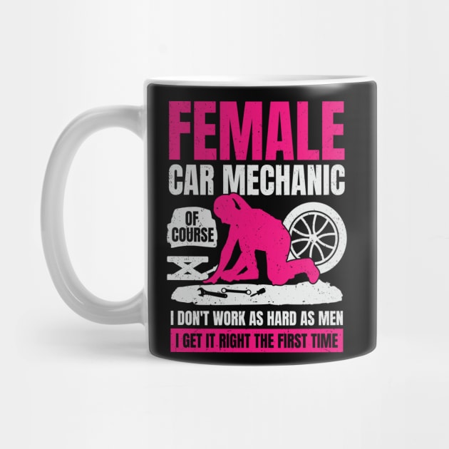 Female Automotive Car Mechanic Girl Gift by Dolde08